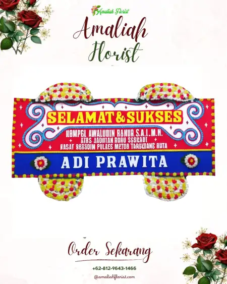 Papan Bunga Ucapan Selamat Timpag